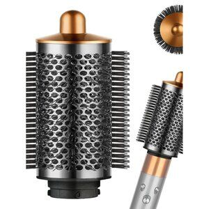 Large Round Volumizing Brush for Airwrap Attachments, Nickel/Copper, Bigge